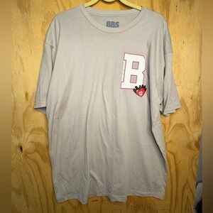 Bottom Boy Survivor BBS Graphic T Shirt‎ 2XL Gray Short Sleeve Cotton Blend
